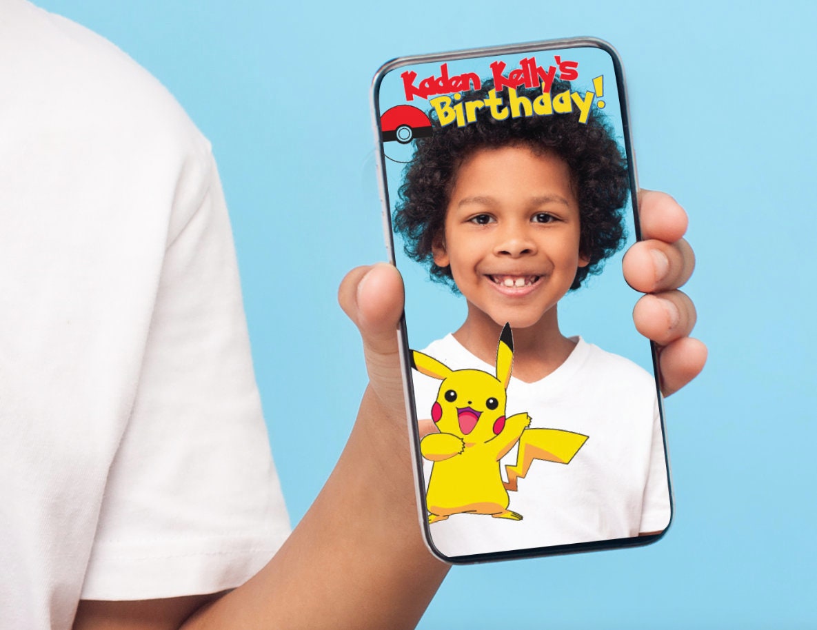 Custom Pokemon Snapchat Geofilter Filter Snap Chat Pokemon Etsy New Zealand