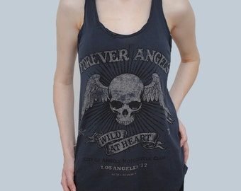 Rebel Republic Forever Angels Distressed Edge Tank