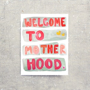 Welcome To Motherhood: Blank Inside
