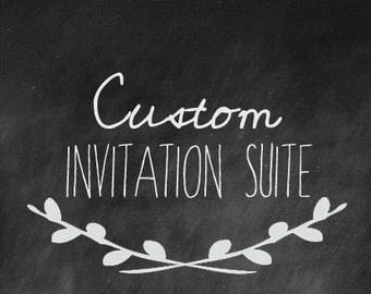 CUSTOM INVITATION SUITE