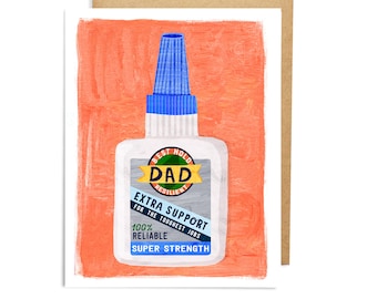 Dad Glue Card: Blank Inside