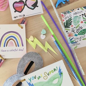 PRINTABLE Valentines Kids: "wild About You" DIGITAL DOWNLOAD - Etsy