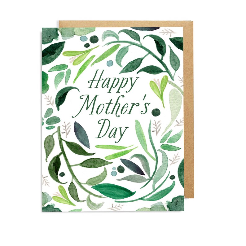 Happy Mother es Day Single Card: Innen blanko Bild 1