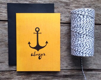 Anchor Always Single Card: Blank Inside