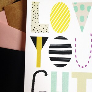 Love Your Guts: Single Card Blank Inside image 3