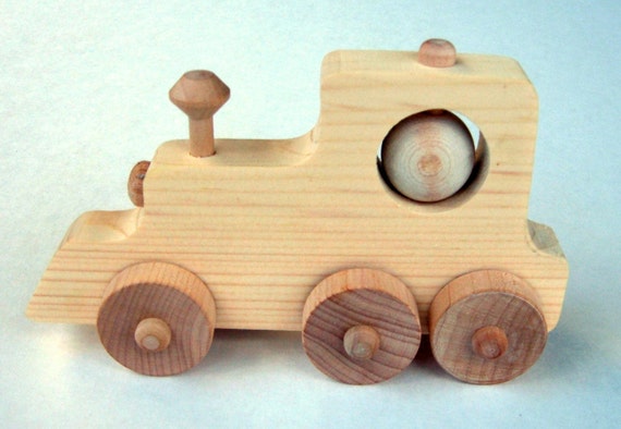 wooden train craft kit