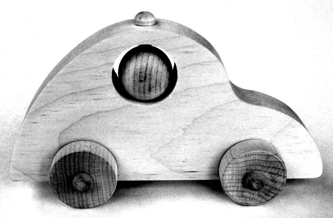 D.I.Y. Craft Kit Volkswagen Car Wooden Car Push Toy Etsy