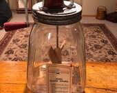 Antique SCC Farm Master 8 Qt. Butter churn w advertising pamphlet