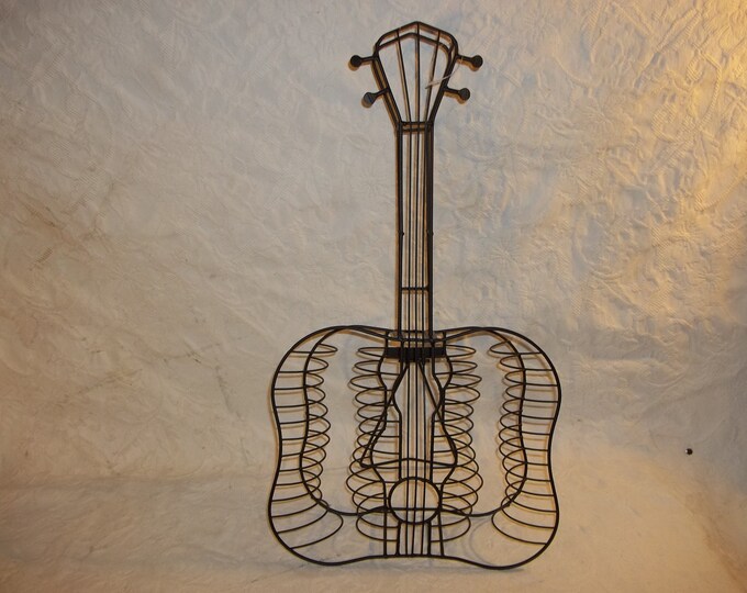 Vintage Guitar Shaped CD DVD Holder. Etsy