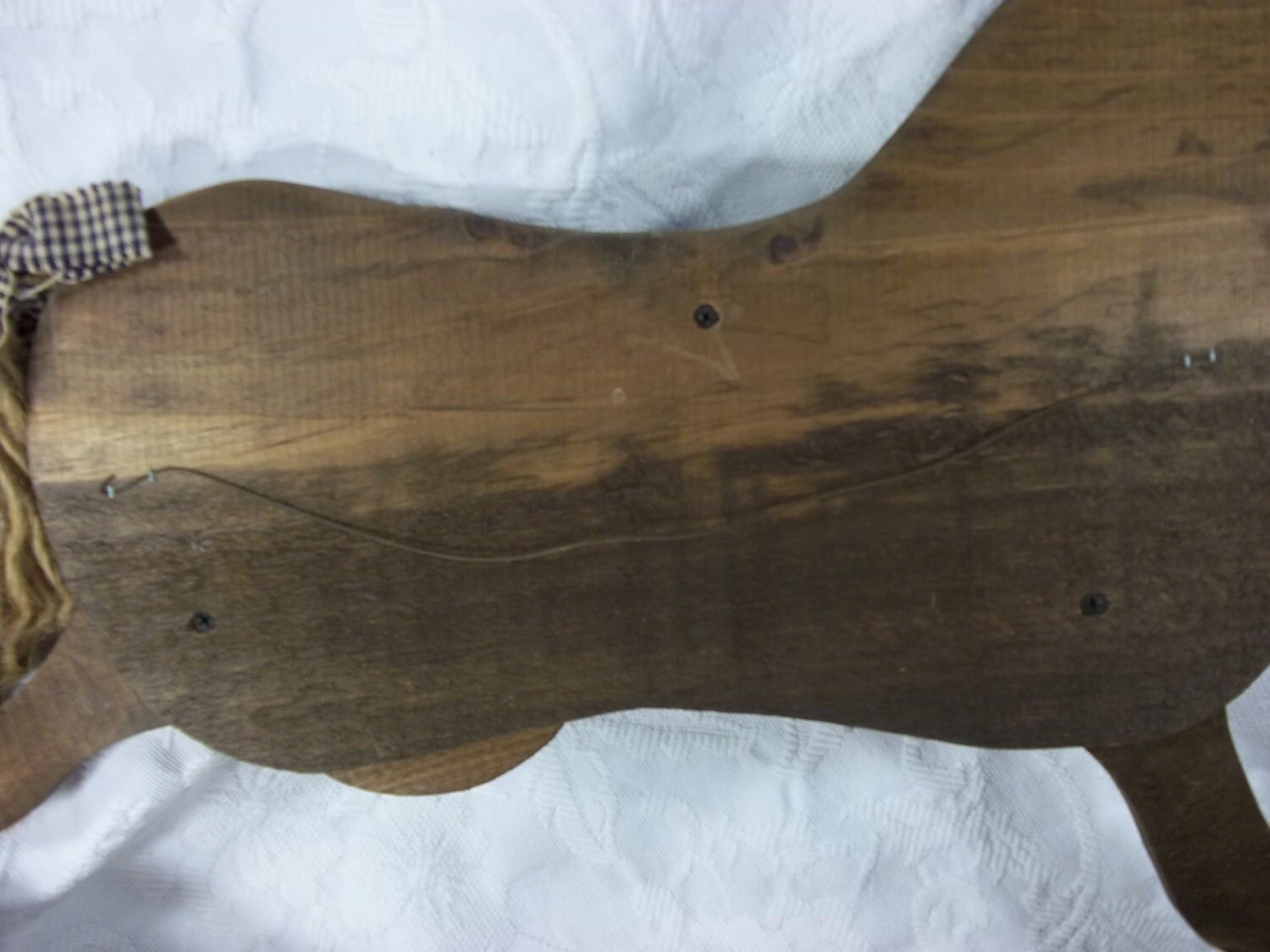 Vintage Folk Art Wooden Rocking Horse Wall Hanging Etsy