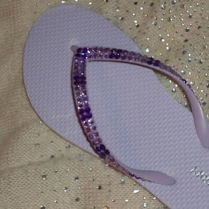 Plum Flip Flops Etsy