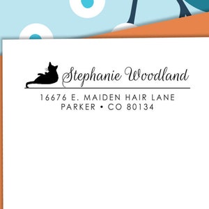 Self-inking CUSTOM STAMP, Pre Inked/self-inking, Address Stamp, Custom Address Stamp, Housewarming Gift, library or business stamp, Rb5-4