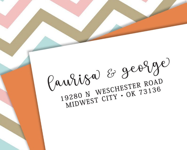 Pre Inked stamp Self Inking Stamp CUSTOM address STAMP from USA Return Address Stamp with proof Custom Wedding Stamp rb5-16 rsvp stamp