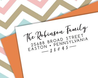 Self-inking CUSTOM STAMP, Pre Inked/self-inking, Address Stamp, Custom Address Stamp, Housewarming Gift, library or business stamp, d5-30