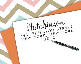 Self-inking CUSTOM STAMP, Pre Inked/self-inking, Address Stamp, Custom Address Stamp, Housewarming Gift, library or business stamp, c6-2