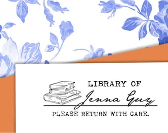 Custom Pre-Inked Library Stamp, Address or Business, C6-11