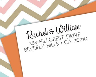 Self-inking CUSTOM STAMP, Pre Inked/self-inking, Address Stamp, Custom Address Stamp, Housewarming Gift, library or business stamp, b5-43