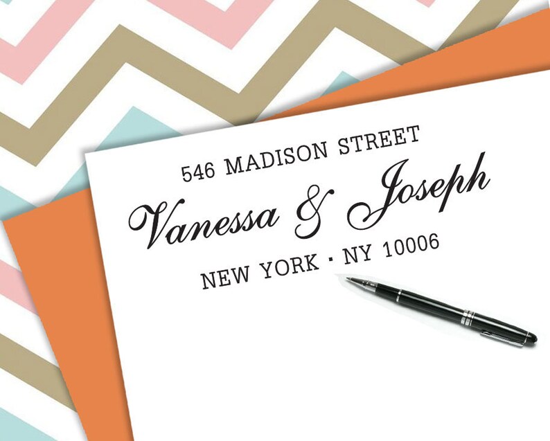 Self-inking CUSTOM STAMP, Pre Inked/self-inking, Address Stamp, Custom Address Stamp, Housewarming Gift, library or business stamp, d5-19 image 3