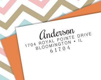 Self-inking CUSTOM STAMP, Pre Inked/self-inking, Address Stamp, Custom Address Stamp, Housewarming Gift, library or business stamp, b5-71