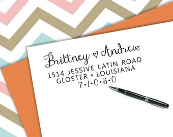 Self-inking CUSTOM STAMP, Pre Inked/self-inking, Address Stamp, Custom Address Stamp, Housewarming Gift, library or business stamp, c6-7