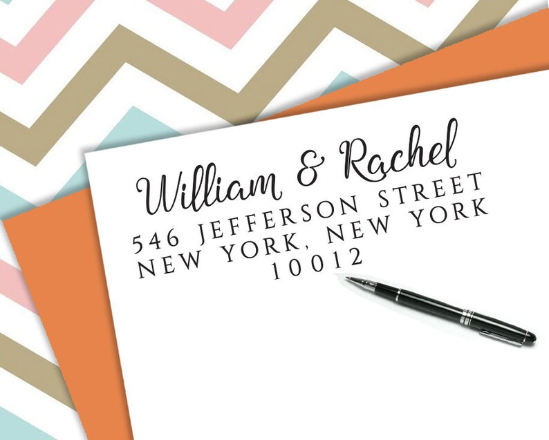 Self-inking CUSTOM STAMP, Pre Inked/self-inking, Address Stamp, Custom Address Stamp, Housewarming Gift, library or business stamp, c6-2 image 2