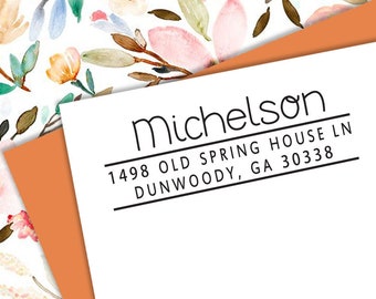 Personalisierter Stempel, Personalisierter Stempel, Adressstempel, Personalisierter Adressstempel, Hausstempel, Bibliothek oder Geschäftsstempel, b5-11