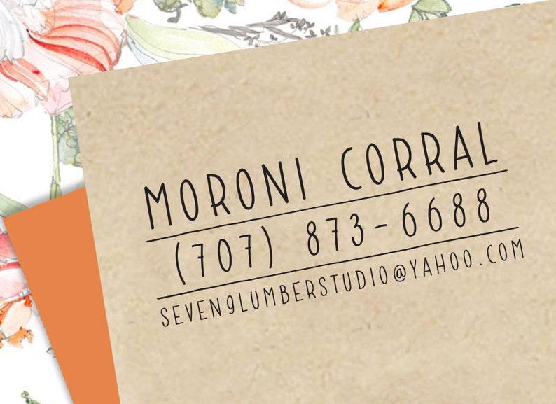 custom address stamp eco friendly custom address stamp with proof pre inked business stamp from USA for gift tag Stamp d8-3