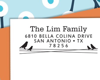 Self-inking CUSTOM STAMP, Pre Inked/self-inking, Address Stamp, Custom Address Stamp, Housewarming Gift, library or business stamp, c6-31