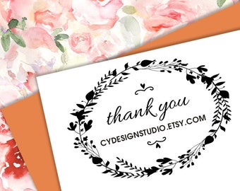 Personalized Custom Made Greeting Card Gift Card Mounted Rubber Stamp RE553 Personalized Custom Made Greeting Card Gift Card Mounted Rubber Stamp RE553