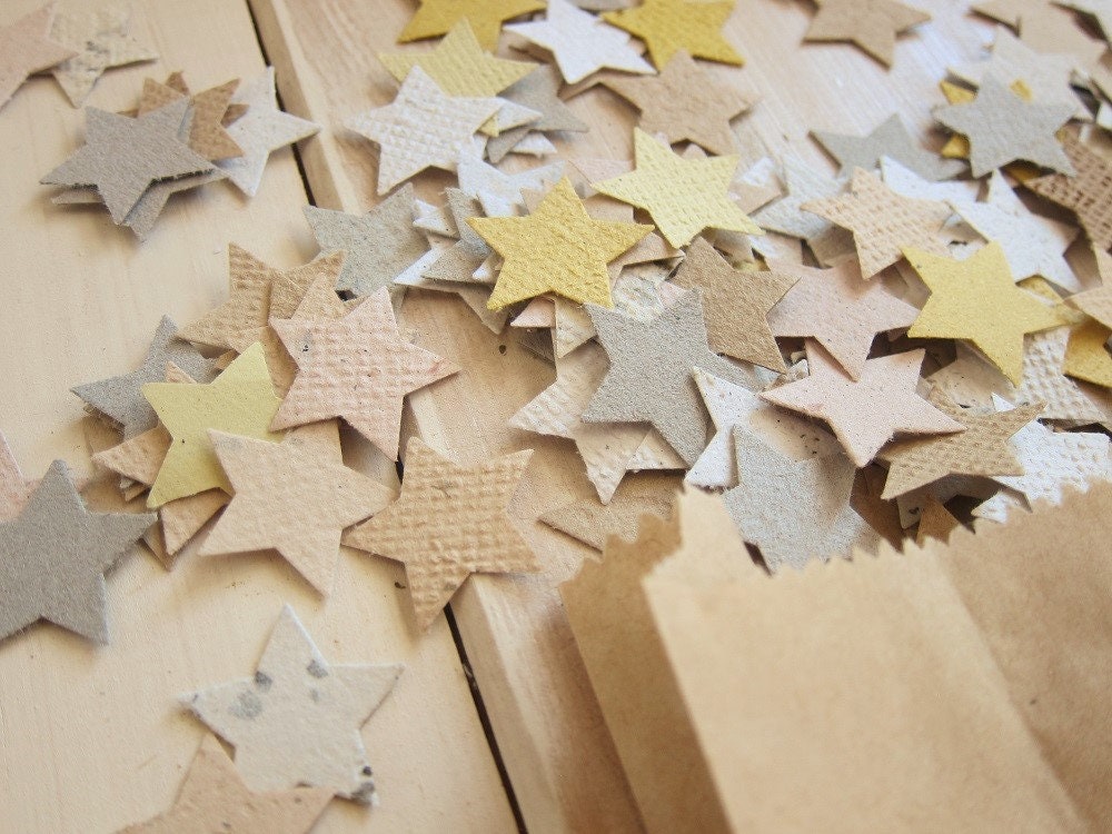 Earthy Paper Confetti / Eco Friendly Paper Decoration / - Etsy Australia
