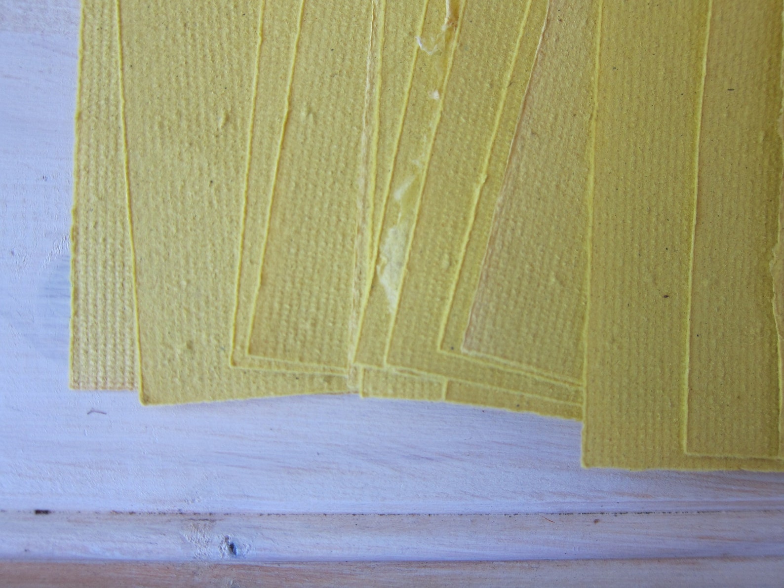 Turmeric Handmade Paper / Natural Botanical Dye / Recycled Etsy