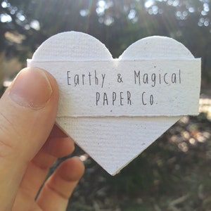 20 Handmade paper hearts /DIY craft /Wedding Heart decoration / Love Note paper / Eco friendly craft supplies / Scrapbooking/Journaling /