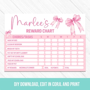 DIY Printable | Reward Charts