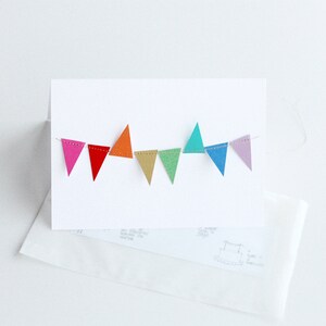 Mini Garland Card [rainbow]