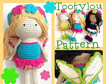 Crochet Fairy Doll Pattern by Tootylou