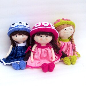 Pattern Crochet Boy and Girl Dolls image 5