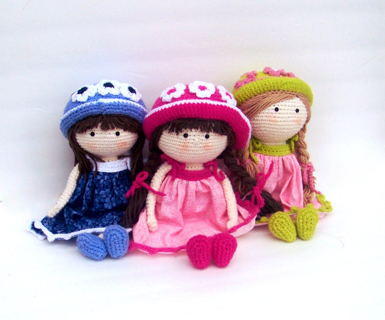 Pattern Crochet Boy and Girl Dolls image 5