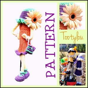 Crochet Lady Golf Club Cover Pattern, English Only, golf driver cover, golf sock, lady golf sock