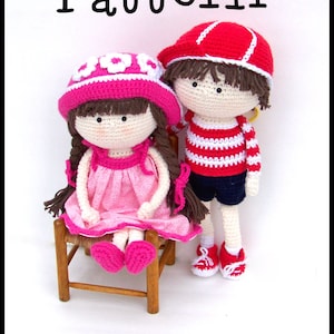 Pattern Crochet Boy and Girl Dolls image 1