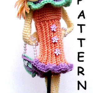 Crochet Lady Golf Club Cover Pattern: English (PDF Download, English Only)