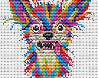 El Diablo Cross Stitch Pattern instant Download PDF