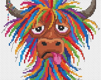 Highland Fling Cross Stitch Pattern Instant Download PDF