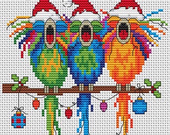 Fa La La La La Instant Download Cross Stitch Pattern