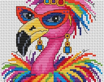 Shady Lady Cross Stitch Pattern Instant Download PDF
