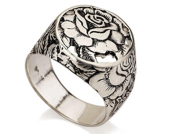 指輪・リング Numbering Flower Signet Ring #8470 5BSA098 il_340x270.6888190267_ndtw.jpg