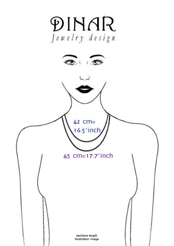 Necklace Size Chart | Choosing the Right Necklace Length | HX Jewelry