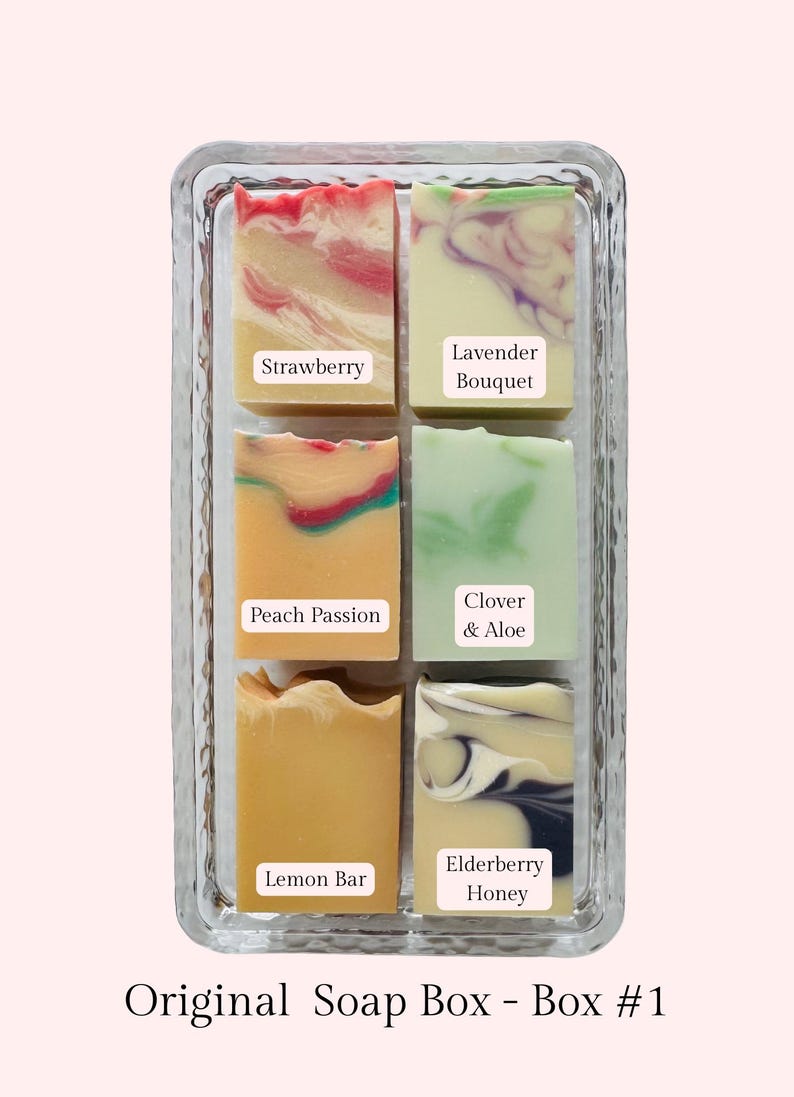 Handcrafted Soap Gift Box: Natural Artisan Soaps, Variety Scents Bild 5