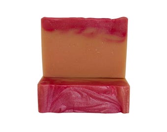 Peach Passion Soap: All Natural Handcrafted Cold Process Soap