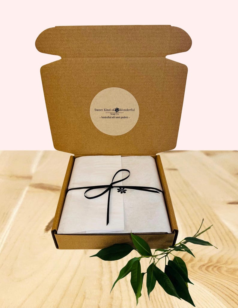 Handcrafted Soap Gift Box: Natural Artisan Soaps, Variety Scents Bild 8