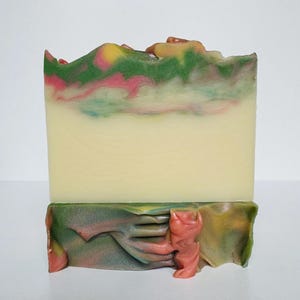 Bergamot Sunrise Soap Bar | Natural Handmade Soap | Natural Cold Process Soap | Artisan Soap | Gift For Her